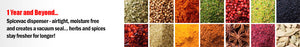 Spicevac - High-Quality Airtight Spice Jars