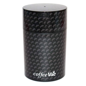 Coffee Storage Black with Bean & Logo