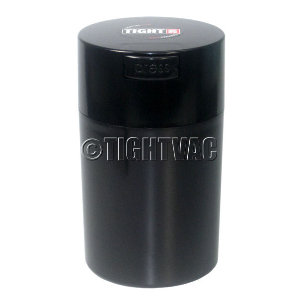 Tightvac Vacuum Sealed Dry Goods Storage Container, Black, 6 oz